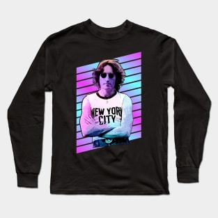 John lennon \ Portrait | Colorful Long Sleeve T-Shirt